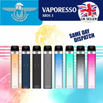 Vaporesso XROS 3 Pod Kit E-Cigarette Vape E-Cig Starter Pen Devices | TPP • £3.99
