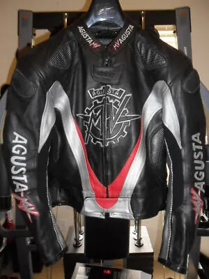 Motorbike New MV AGUSTA   Racing Leather Jacket All Size Available • $249.99