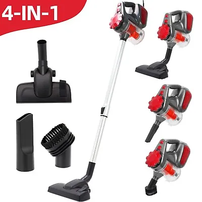 4-IN-1 Vacuum Cleaner Corded Bagless Stick Hoover Lightweight Upright Handheld • £33.91