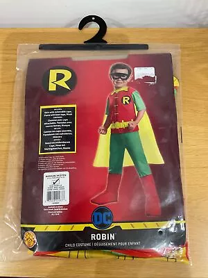 Official DC Comics ROBIN Child Costume Age 5-7 Yrs Batman And Robin NEW • £10