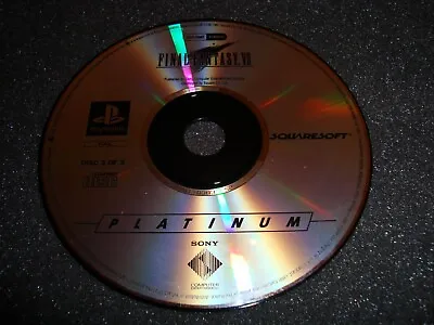 £5.95 • Buy Final Fantasy VII Platinum – Disc 3 Only PS1 Game – PAL UK
