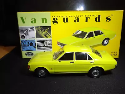 Wow Very Rare 1/43 Corgi Vanguards Ford Consul Daytona Yellow • £7.50