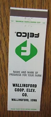 £5.72 • Buy Farm Related: Felco Co-op Elevator (wallingford, Iowa) Matchbook Matchcover -f8