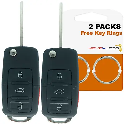 2 For 2002 2003 2004 2005 Volkswagen VW Beetle Keyless Remote Car Flip Key Fob • $21.95