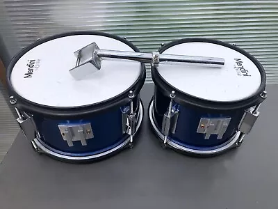 Mendini 8''x6'' + 10''x6'' Drum Toms With 19mm Tom Holder Blue • $43.39