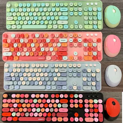 Mofii Charming Colorful Wireless Keyboard And Mouse Set For PC/Laptop/Mac • $29.99