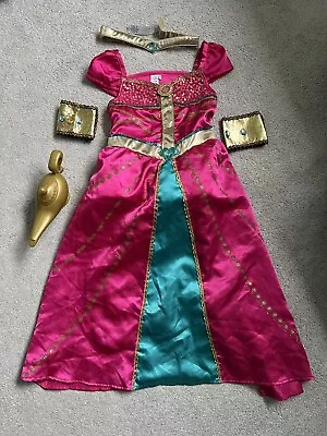 Disney Princess Jasmine Costume Fancy Dress Kids 5-6 Years By George • £7.99