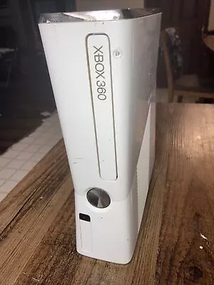 Microsoft Xbox 360 S Slim Console Model 1439 Rare White Console ONLY Tested • $79.99