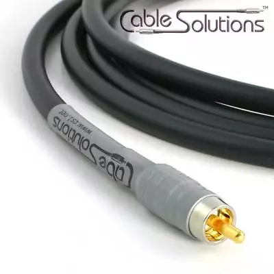 Cable Solutions Signature Series 77 Subwoofer Interconnect Cable 17m • $161.04