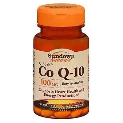 Co Q-10 100 Mg 40 Caps By Sundown Naturals • $23.20