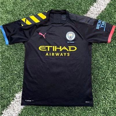 Manchester City Football Shirt 2019/20 Puma Away Top Men's Medium Original • £34.99