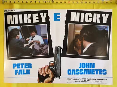 1976 MIKEY AND NICKY Cassavetes John Falk Italian Fotobusta Poster ORIG F17-1 • $29.90
