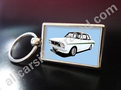 Lotus Cortina Mk2 Metal Key Ring. • $10.58