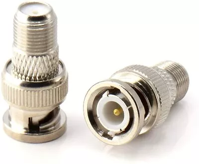 RF Coaxial Adapter Conveter | F-Type Female To BNC Male Connector - 10 Pack • $14.47