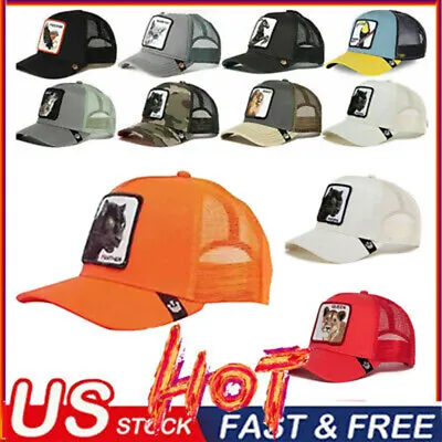 $9.96 • Buy Farm Animal Trucker Baseball Cap Hat Mesh Style Men Women Snapback Hip Hop