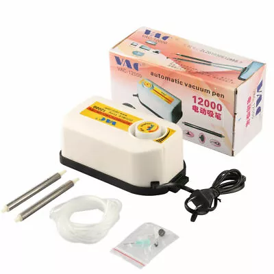 $31.61 • Buy 110V IC SMD BGA Chip Pick Up Tools Pump Vacuum Suction W/ 2Pen Placement Machine