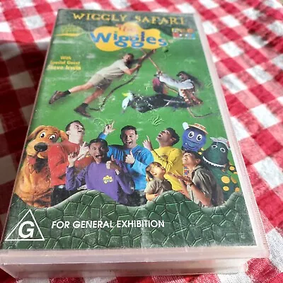 😇 The Wiggles Wiggly Safari Steve Irwin VHS Movie G Rated Originals 2002 Video  • $27.95