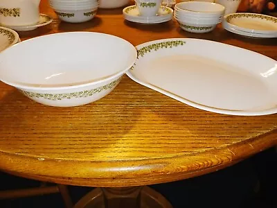 Corelle Crazy Daisy Spring Blossom Vegetable Bowl & Meat Platter • $15