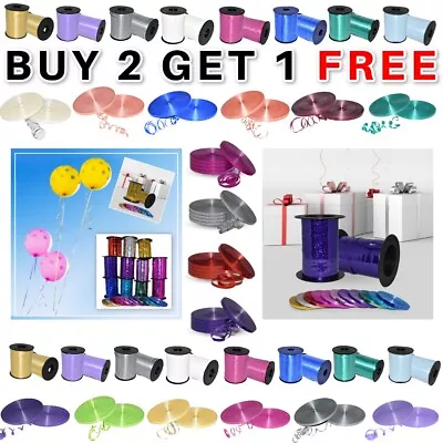 £2.97 • Buy BALLOON Curling Ribbons SALE HELIUM Balloon String TIE Party Decoration RIBONS