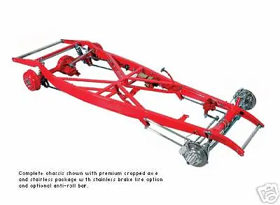 $16065 • Buy TCI 1932 Ford Show Chassis Hot Street Rod Dropped Axle, 4-link,  All Chrome @
