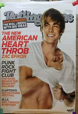 ZAC EFRON Rolling Stone Cover Poster - American Heart Throb  • £24.11