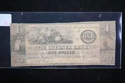 1836 $1 The Chelsea Bank Mass. Obsolete Currency Affordable SALE #092107 • $145