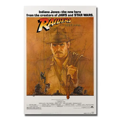 $13.16 • Buy Indiana Jones Raiders Of The Lost Ark Wall Movie Poster Film Picture Art Print