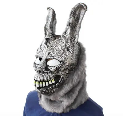 Donnie Darko FRANK Rabbit Mask The Bunny Latex Hood With Faux Fur Halloween • £25.99