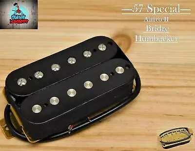 G.M. 57 Special Alnico II Black Humbucker Bridge (4-wire)for Gibson Epiphone® • $19.75