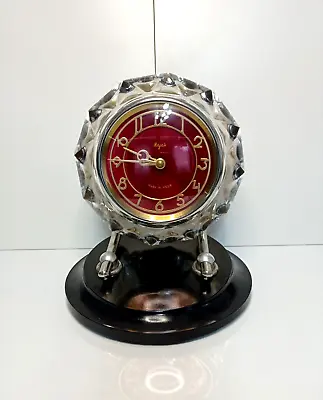 Old Vintage Collelectble MAJAK MAYAK Crystal Table Mantel Clock USSR • $60