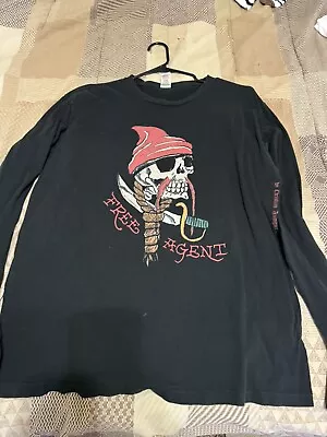 Vintage Ed Hardy Long Sleeve T Shirt Free Agent Size 2xl • $60