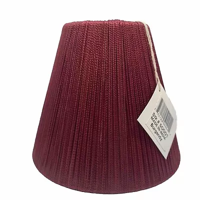 Burgundy String Chandelier Mini Lamp Sconce Shade 5x4” • $5