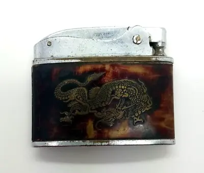 Vintage - Super Automatic Lighter Japan - Madison - Dragon Mt Fuji • $35