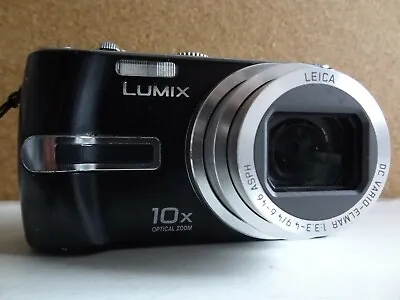 Panasonic LUMIX DMC-TZ3 7.2MP Digital Camera - Black • £32.99