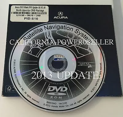 $124.88 • Buy 2003 2004 2005 Honda Pilot EX EXL GPS Navigation Black DVD Map Ver 2013 Update
