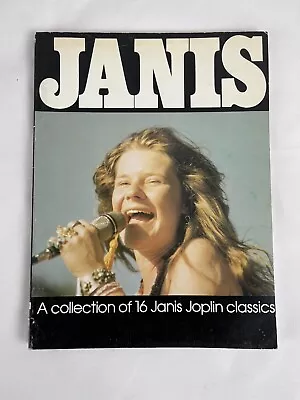 JANIS Songbook A Collection Of 16 Janis Joplin Classics • $12.95