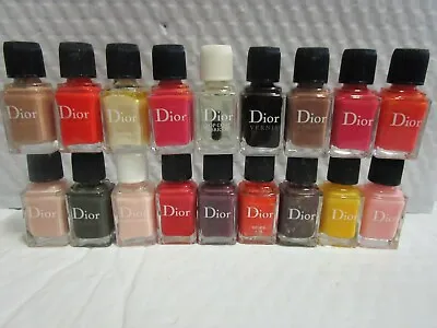 $15 • Buy Christian Dior Dior Vernis Nail Polish 0.33 Oz No Cap See Details (lot Of 3) 