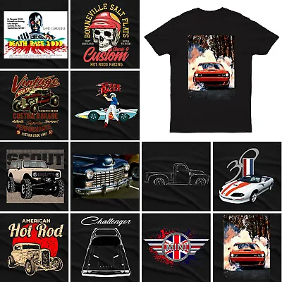 Cars Classic Gift For Race Lovers Unisex Mens Womens Oversized T Shirts #M#P1#PR • £9.99