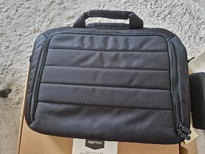  15.6-Inch Laptop Shoulder Bag Carrying Case Ipad Case Black Padded  Sealed. • £7.99