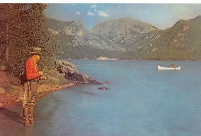 Grand Lake Colorado Fly Fishing Vtg Postcard CP317 • $2.85