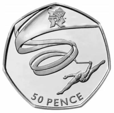 £1.80 • Buy 50 Pence Coin London Olympics Gymnastics 50p