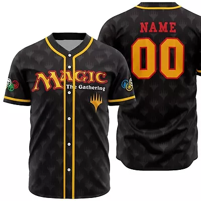 Magic The Gathering Custom Baseball Jersey Personalized Gift XS-5XL • $32.39