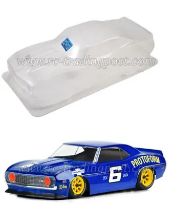 Clear RC Body 1969 Chevy Camaro Z28 1/10 OnRoad Car HPI/4Tec2.0/V100/RDS/200mm • $44.99