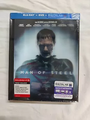 NEW MAN OF STEEL Blu-Ray + DVD Lenticular Digibook SEALED Expired Digital • $34.99