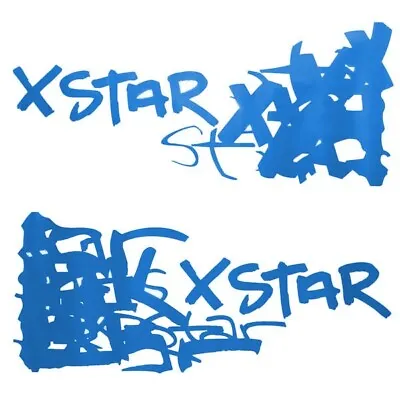 MasterCraft Boat Decal 7506178K | 06-07 X-Star Seaside Blue (Set Of 2) • $216.23