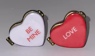 PHB Conversation Heart Box Midwest Cannon Falls - Lot Of 2 - Be Mine Love • $20.50