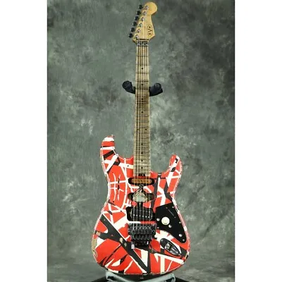 EVH Electric Guitar Striped Series Frankie Red/White/Black Relic Eddie Van Halen • $2300