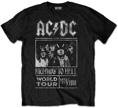 AC/DC Highway To Hell World Tour 1979/1980 T-Shirt OFFICIAL • £14.99