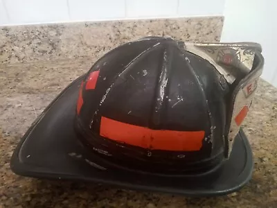 Vintage Firefighter Helmet Antique Fire Department Equipment • $145