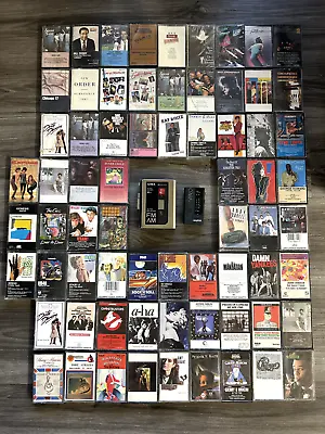$23.50 • Buy Vintage Cassette Tapes Lot Of 119 With Aiwa HS-T200 FM AM Radio And Sanyo Stereo